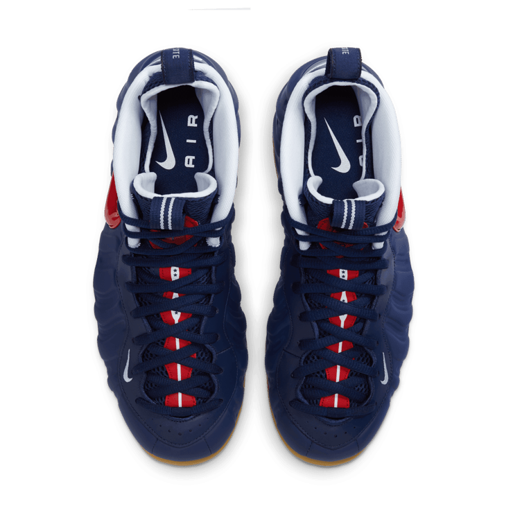 Nike Air Foamposite Pro Blue Void University Red Angle 1