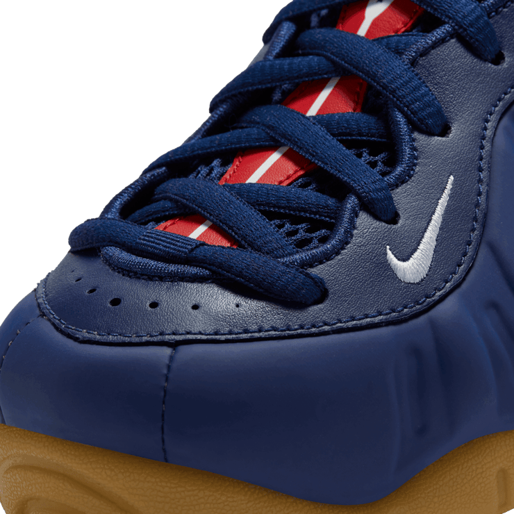 Nike Air Foamposite Pro Blue Void University Red Angle 4