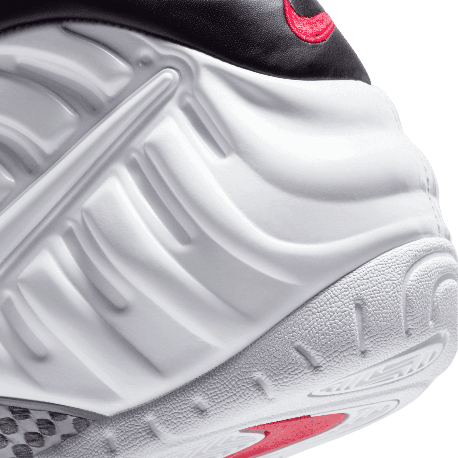 foamposite pro white black university red