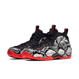 Albino snakeskin foamposite top
