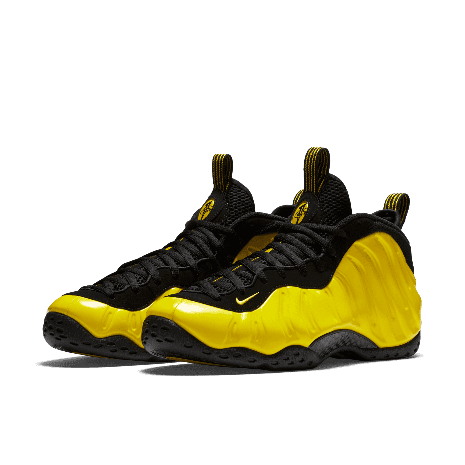 yellow and black foams