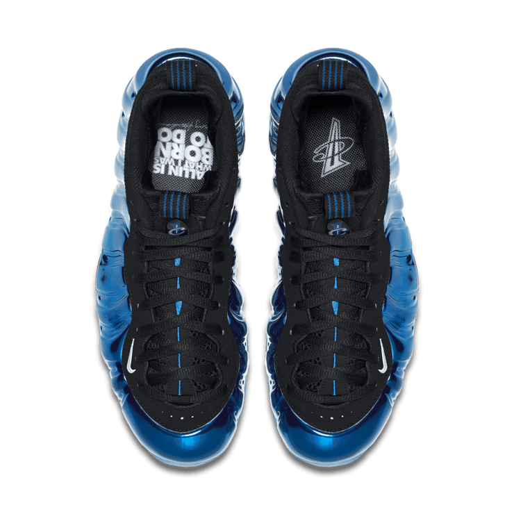 Nike Air Foamposite One Blue Mirror Angle 1