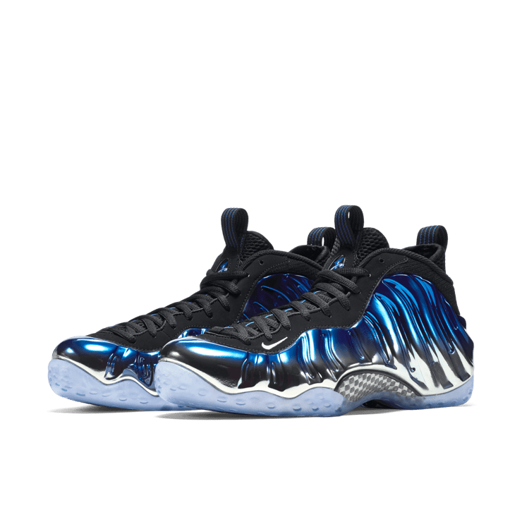 Nike Air Foamposite One Blue Mirror Angle 2