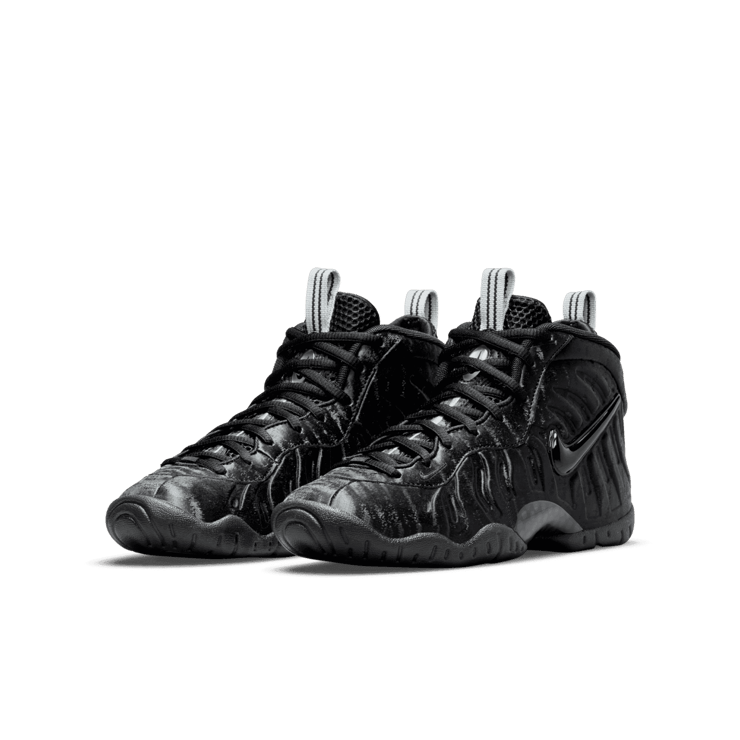 Nike Little Posite Pro Black Cat (GS) Angle 2