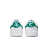Nike Air Force 1 Low White Green Paisley (W) Angle 3