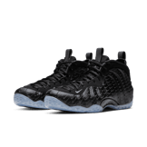 Nike Air Foamposite One All-Over Swoosh Black Angle 2