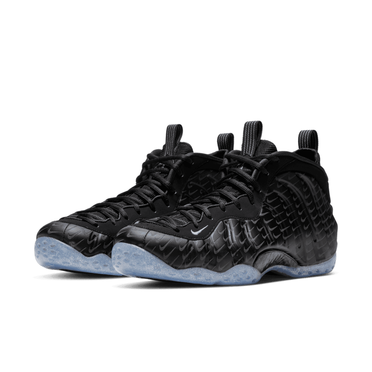 スニーカー NIKE Air Foamposite One All-Over Swoosh Black AW FW 19 2019 Nike Air Foamposite One All-Over Swoosh Black - CV0369-001