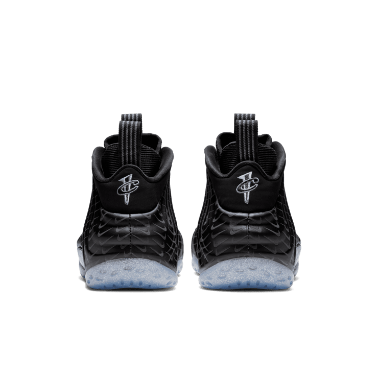 Nike Air Foamposite One All-Over Swoosh Black Angle 3