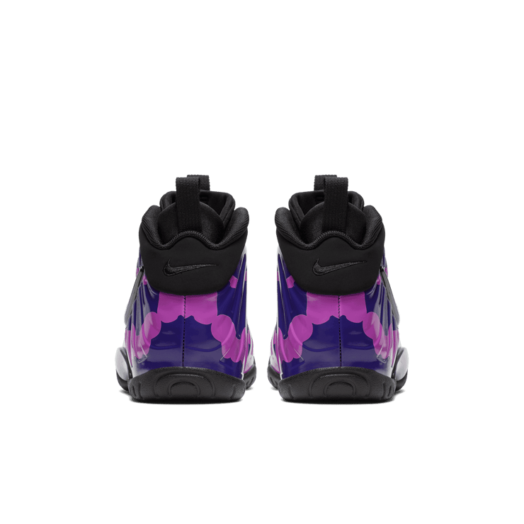Nike Air Little Posite Pro Purple Camo (GS) Angle 3