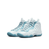 Nike Little Posite One White Aura Worn Blue (GS) Angle 2