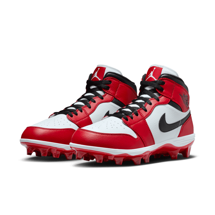 Air Jordan 1 Mid TD Cleat Chicago (2023) Angle 2