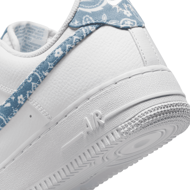 Nike Air Force 1 Low Blue Paisley (W) Angle 5