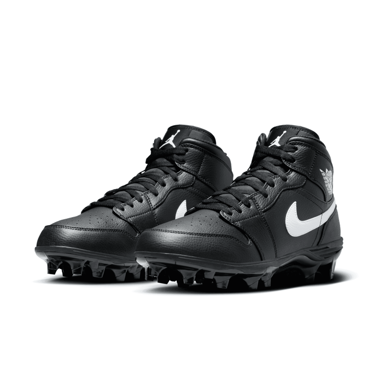 Air Jordan 1 Mid TD Cleat Black (2023) Angle 3