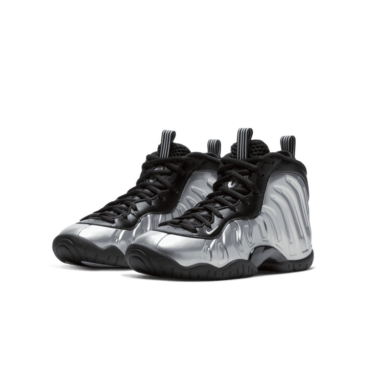 Nike Air Foamposite One Chrome Black (GS) Angle 2