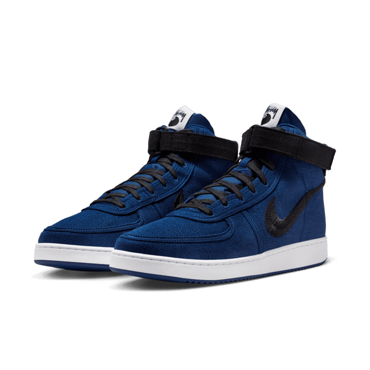 Nike Vandal High Stussy Deep Royal Blue Angle 2