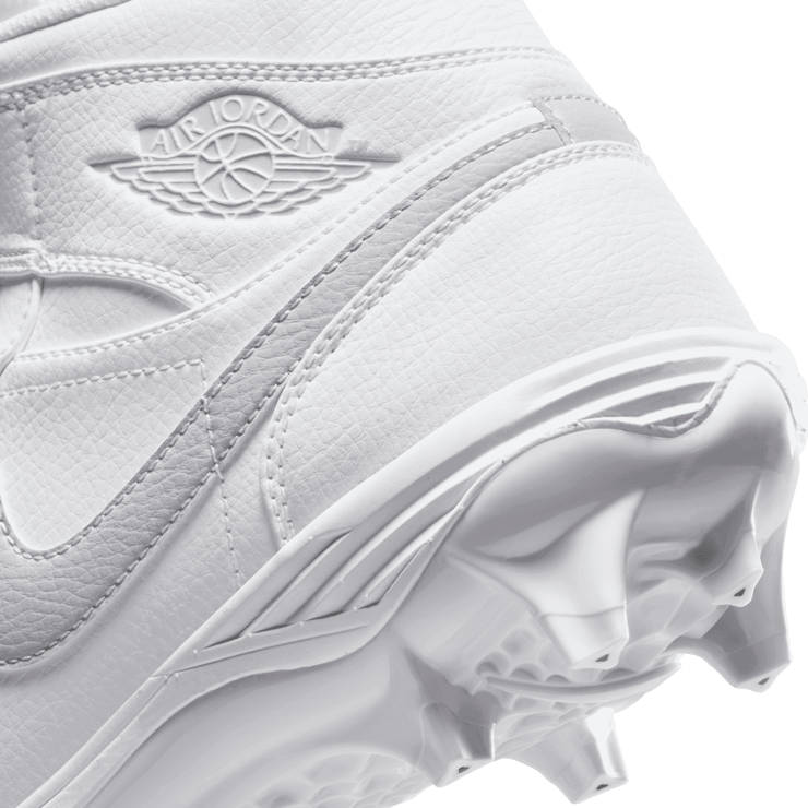 Air Jordan 1 Mid TD Cleat White Fog (2023) Angle 6