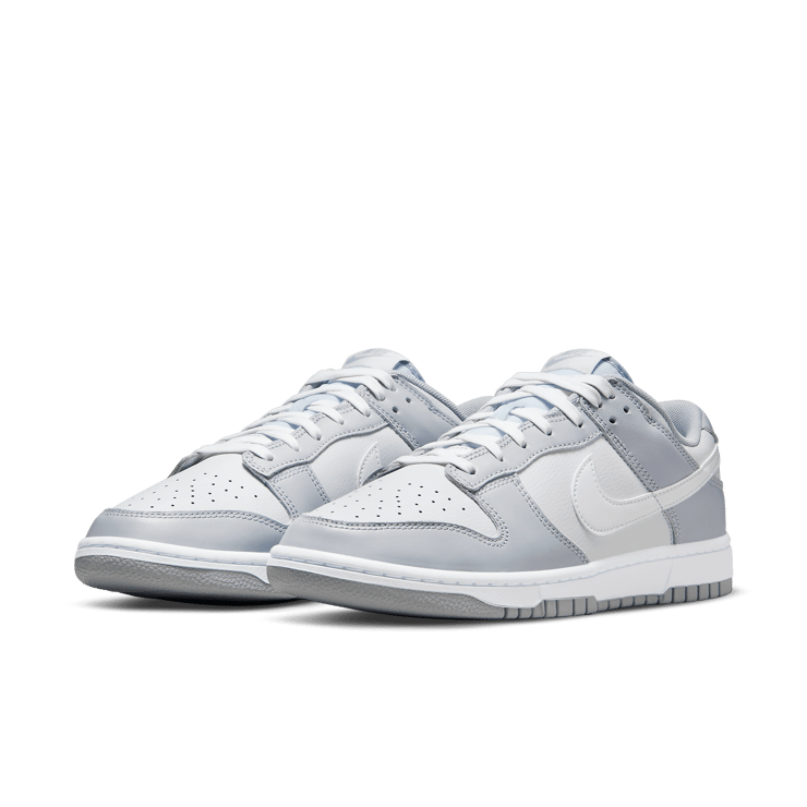 Nike Dunk Low Grey White Angle 2