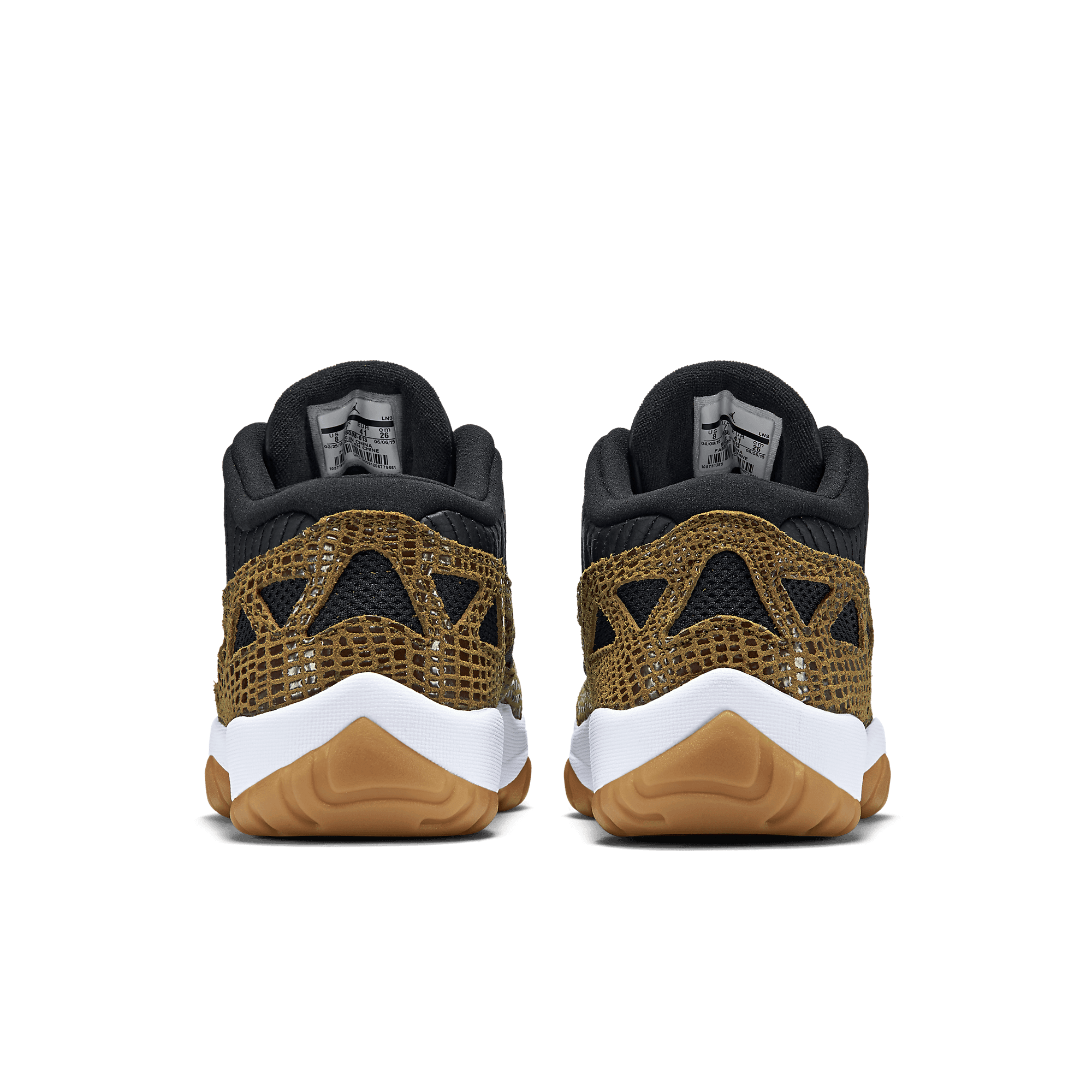 jordan 11 green and gold