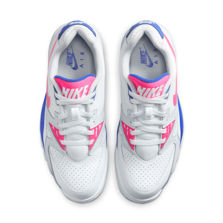 Nike Air Cross Trainer 3 Low White Pink Blue Angle 2