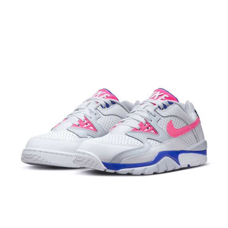 Nike Air Cross Trainer 3 Low White Pink Blue Angle 3