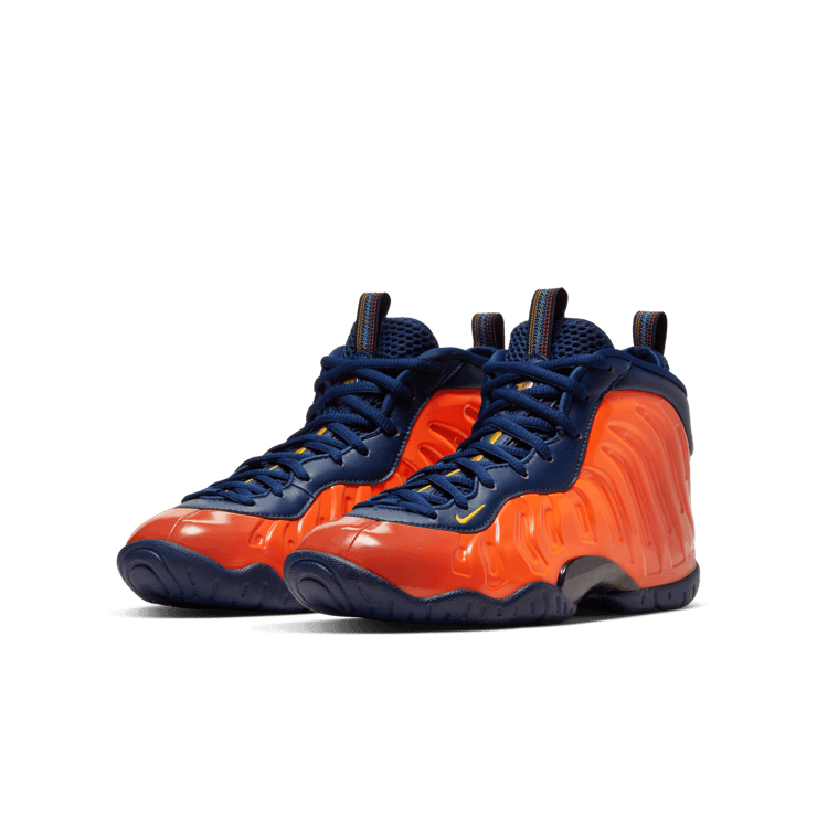 Nike Air Foamposite One Blue Void Rugged Orange (GS) Angle 2