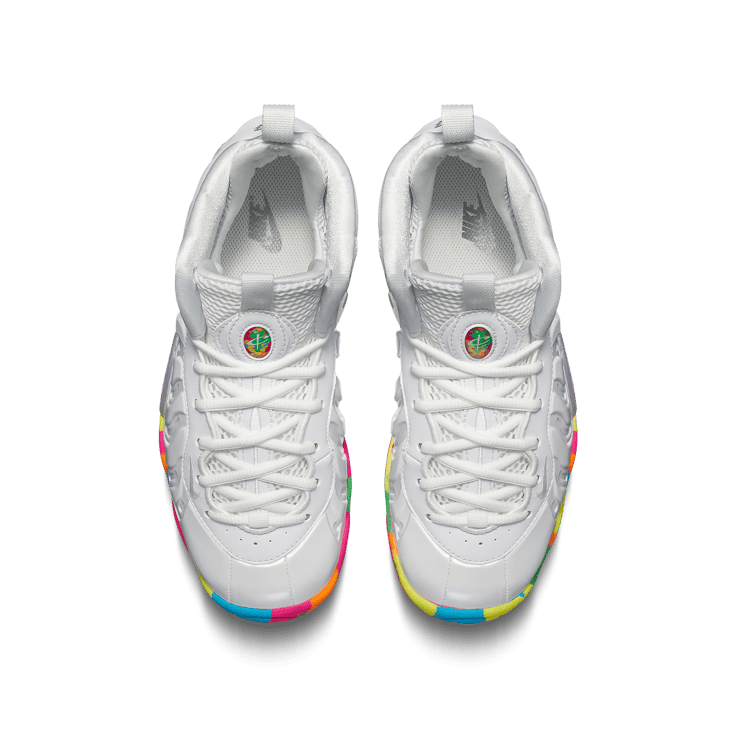 White Fruity Fruity Pebbles Shoes Foams Nike Air Foamposite One