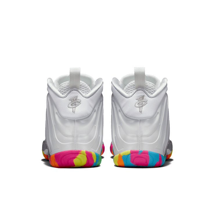 Nike Air Foamposite One White Fruity Pebbles (2015) (GS) Angle 3