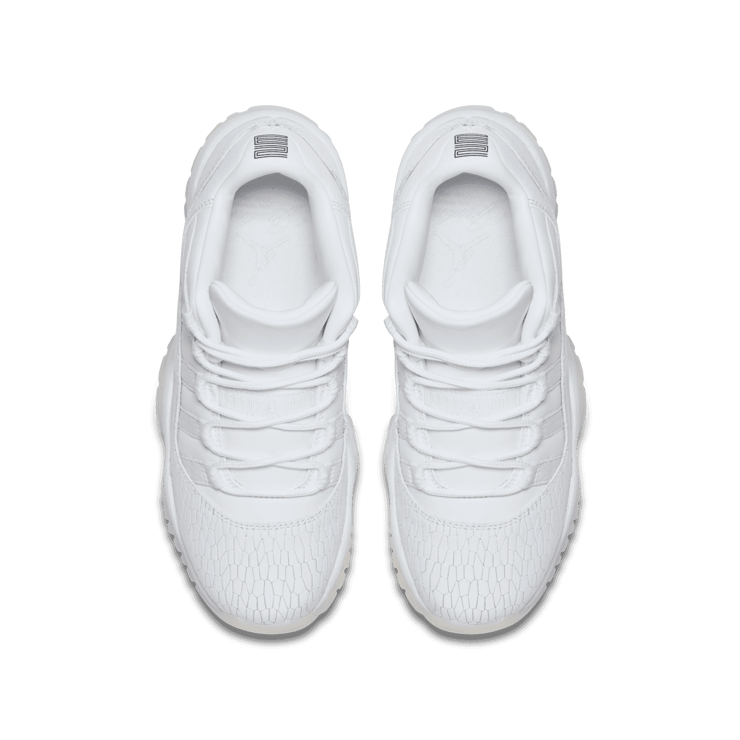 Air Jordan 11 Retro Low Heiress Pure Platinum GS 897331 100