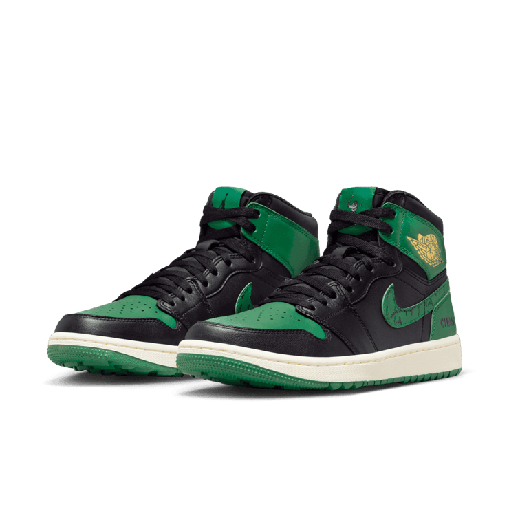 Air Jordan 1 High Eastside Golf 1961 Black Malachite Angle 2