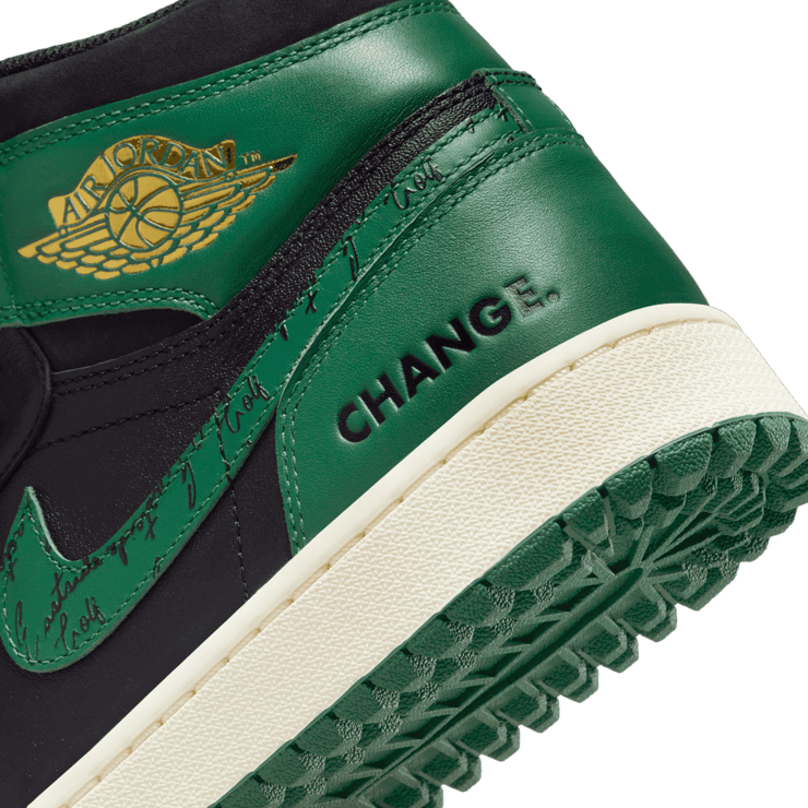 Air Jordan 1 High Eastside Golf 1961 Black Malachite Angle 5