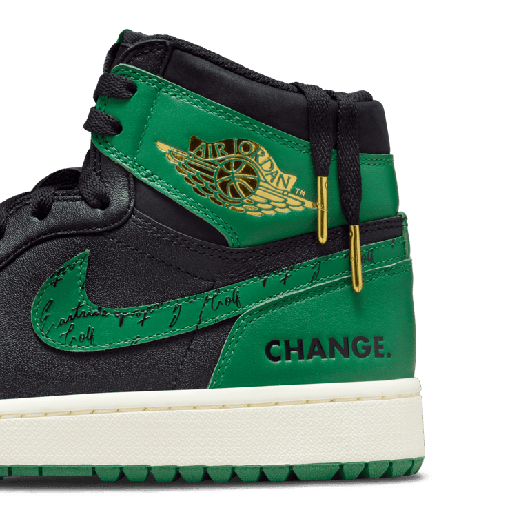 Air Jordan 1 High Eastside Golf 1961 Black Malachite Angle 6