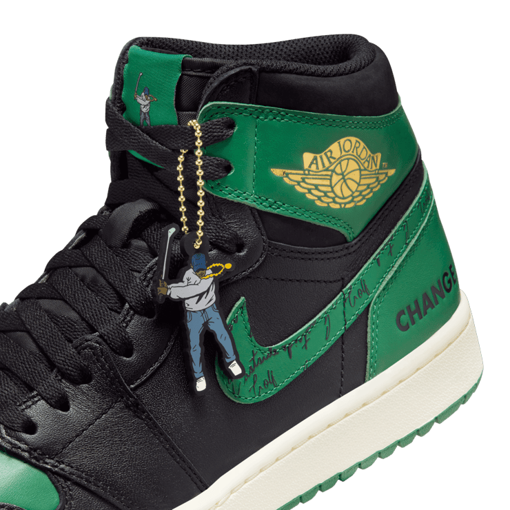 Air Jordan 1 High Eastside Golf 1961 Black Malachite Angle 7