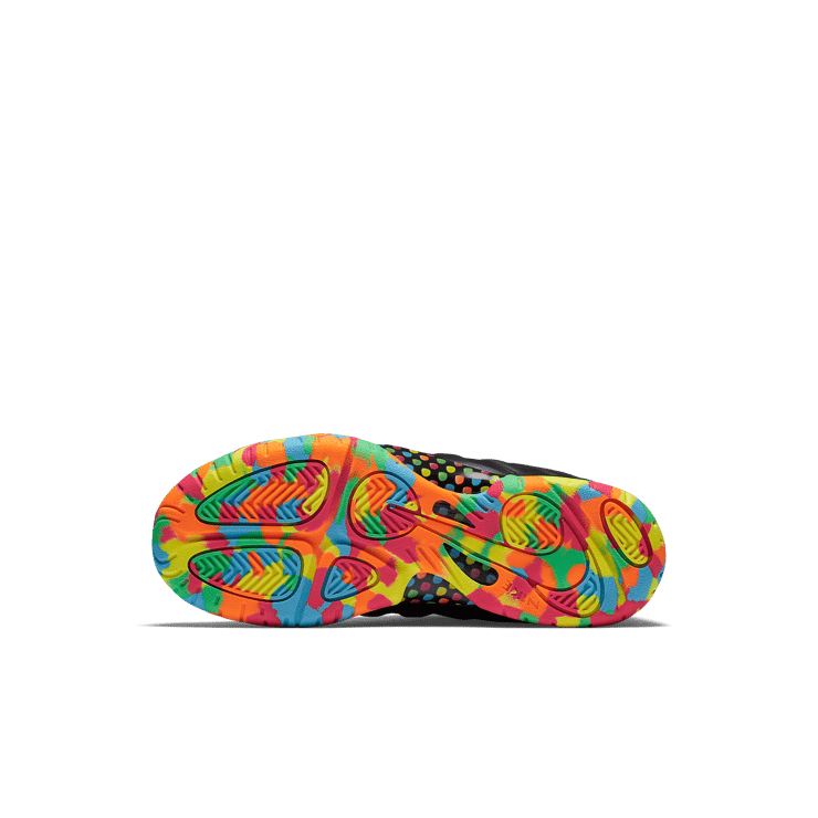 Nike Air Foamposite One Black Fruity Pebbles (PS) Angle 0