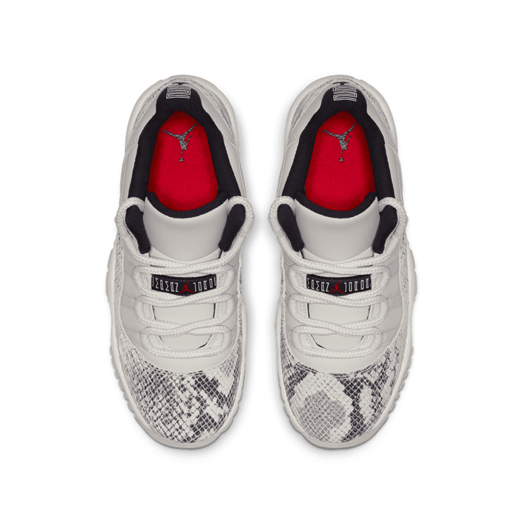 Air Jordan 11 Retro Low Snake Light Bone (GS) Angle 1