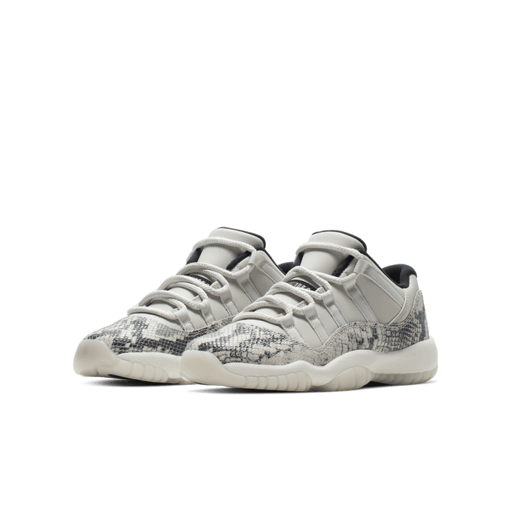 Air Jordan 11 Retro Low Snake Light Bone (GS) Angle 2