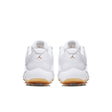 Air Jordan 11 Retro Low Golf White Metallic Gold Angle 3