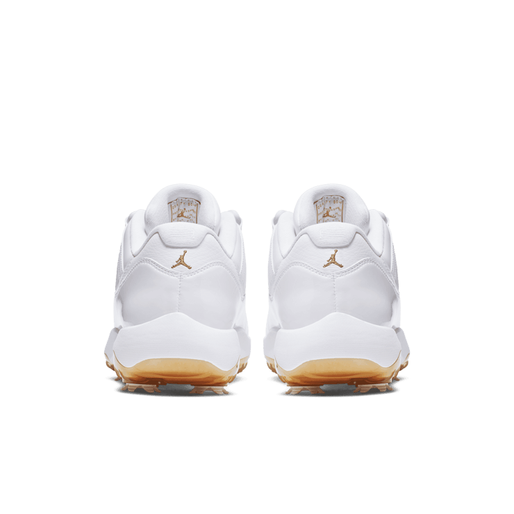 Air Jordan 11 Retro Low Golf White Metallic Gold Angle 3