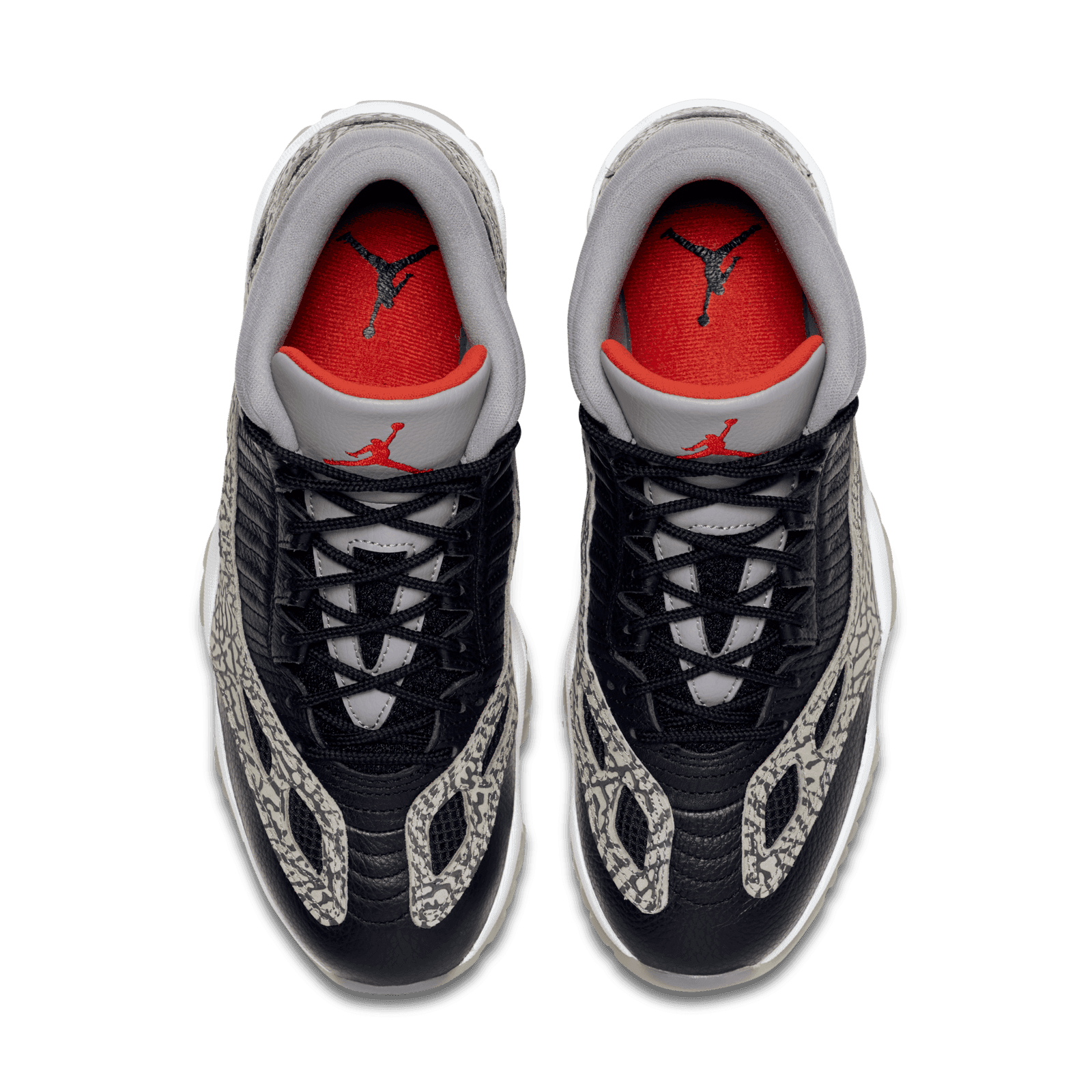jordan 11 ie low black cement