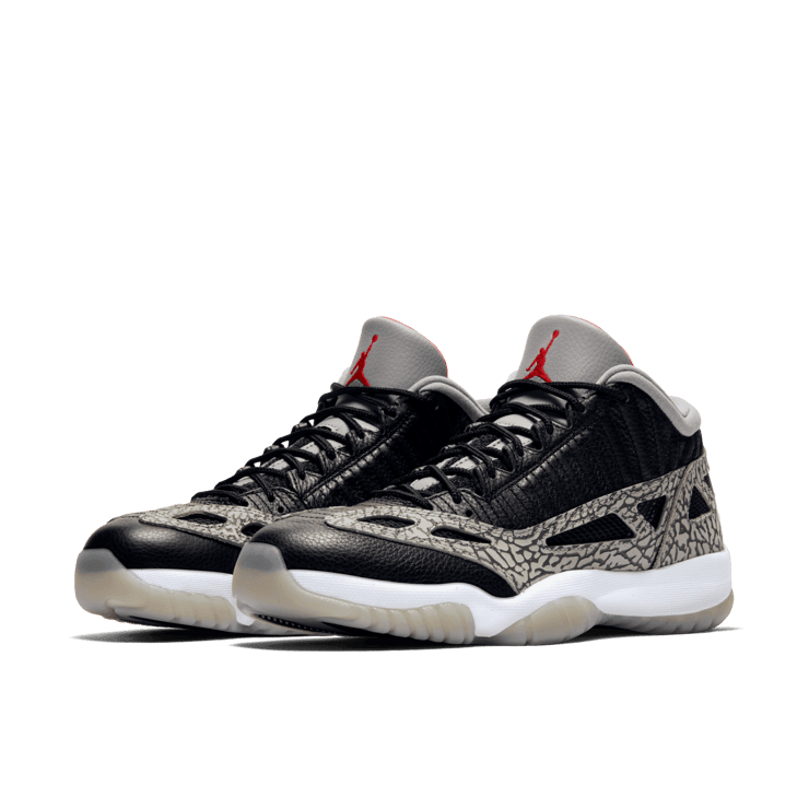 Air Jordan 11 Retro Low IE Black Cement Angle 2