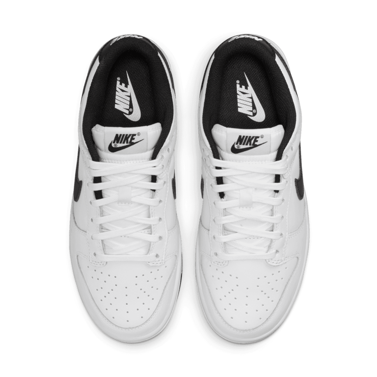 Nike Dunk Low Black White (W) Angle 2