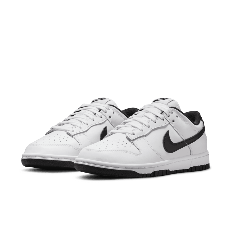 Nike Dunk Low Black White (W) Angle 3