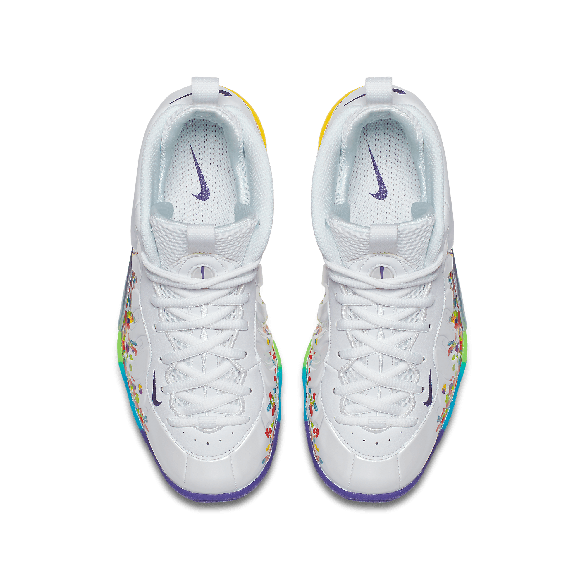 nike air foamposite fruity pebbles