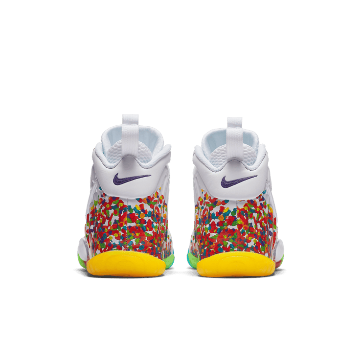 Nike Air Foamposite One White Fruity Pebbles (2017) (GS) Angle 3