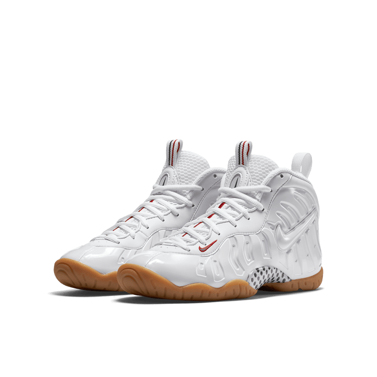 Nike Air Foamposite Pro White Gucci (GS) Angle 2