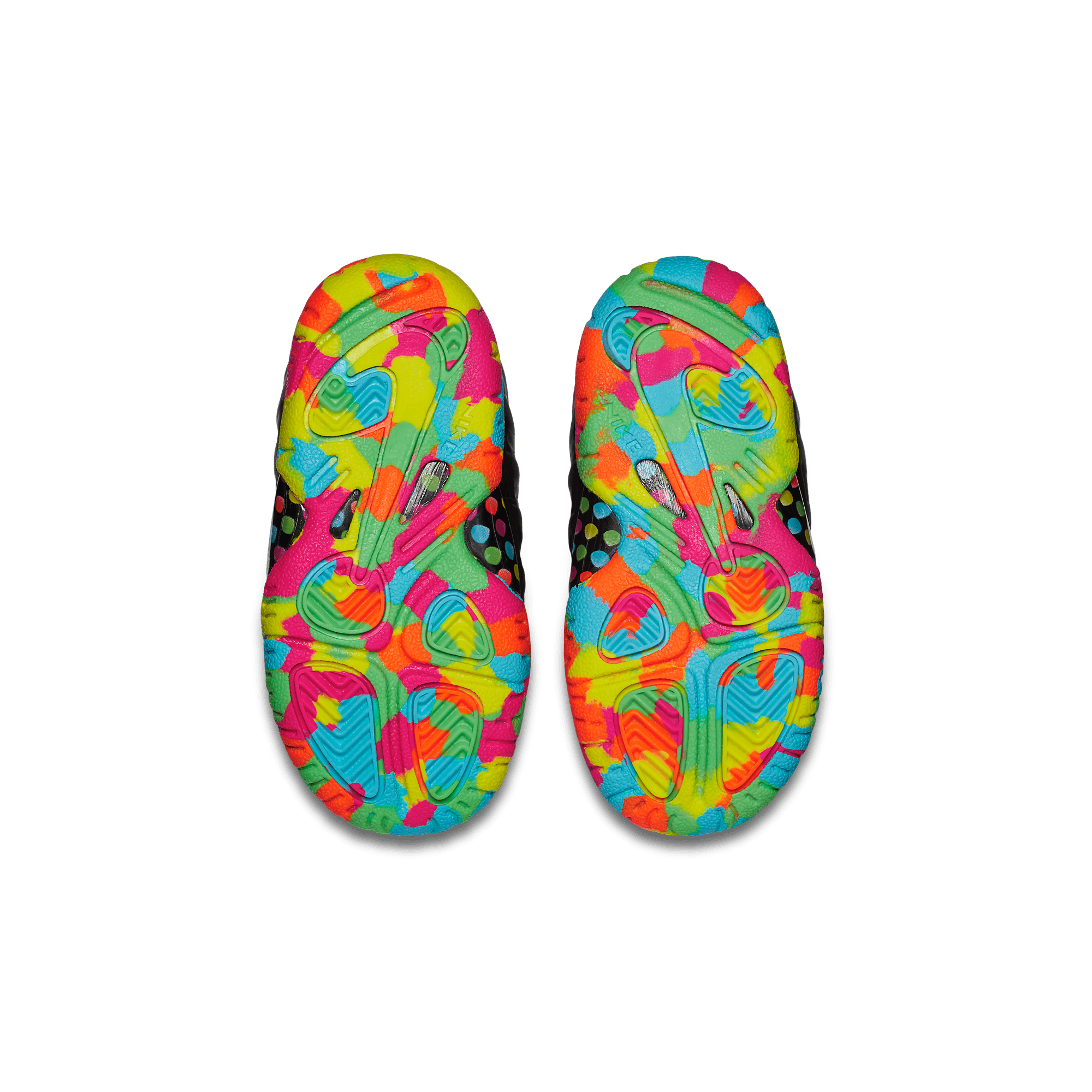 nike air foamposite one black fruity pebbles