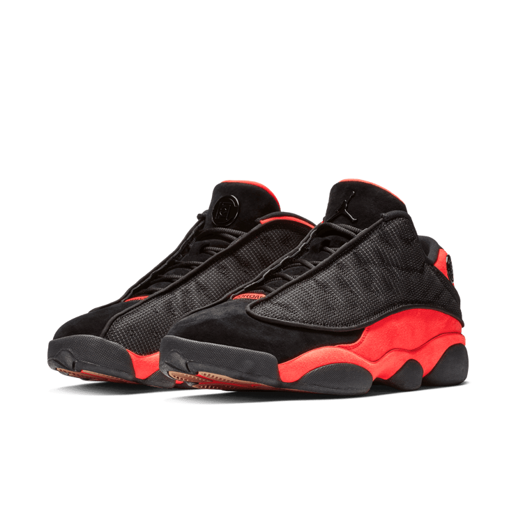 Air Jordan 13 Retro Low CLOT Black Red Angle 2