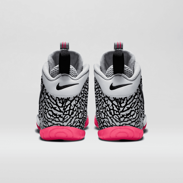 Nike Air Foamposite Pro Elephant Print (GS) Angle 3