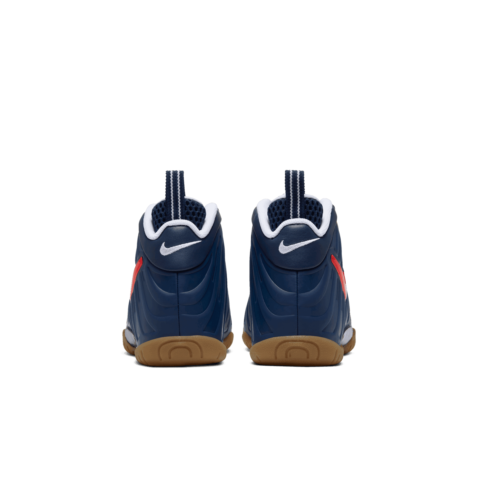 blue void university red foamposite shirt