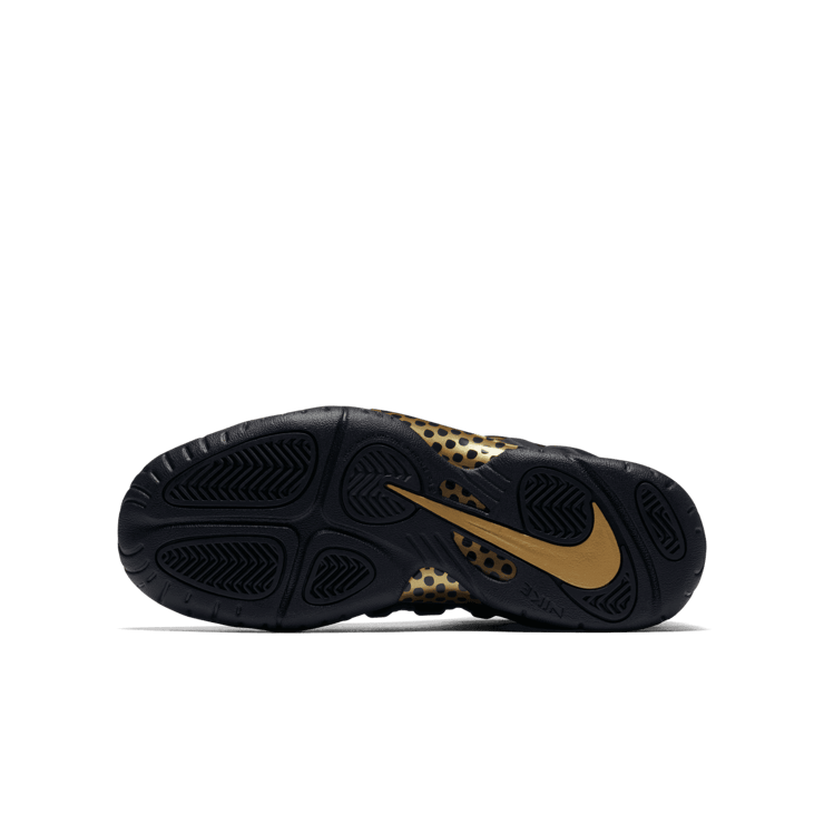 Nike Air Foamposite Pro Black Metallic Gold (GS) Angle 0