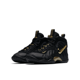 Nike Air Foamposite Pro Black Metallic Gold (GS) Angle 2